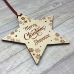 Personalised Merry Christmas Gift To A Friend Family Member