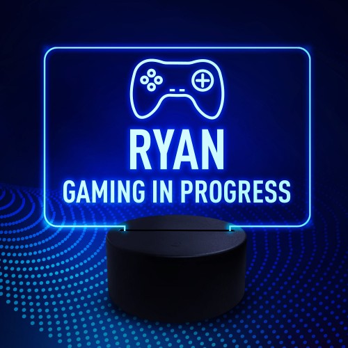 Gaming Sign Personalised Neon LED Sign Computer Game Man Cave