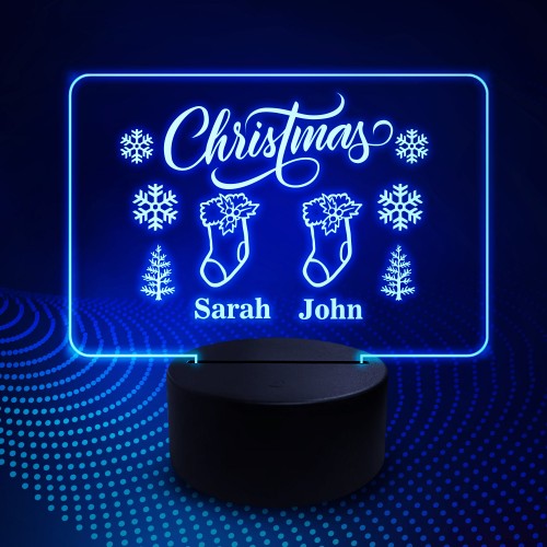 Personalised Our First 1st Christmas Together Neon Sign Xmas