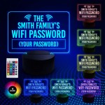 Personalised Wifi Password Neon LED Sign Home Internet Plaque