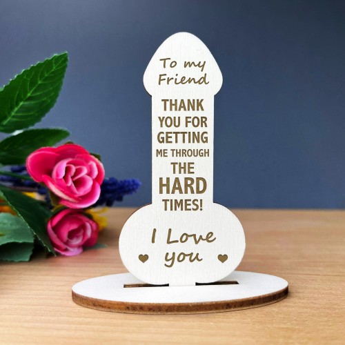 BEST FRIEND GIFT Thank You Gift Idea Engraved Funny Friendship