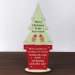 Funny Friendship Gift For Christmas Gift Friend Wood Plaque Gift