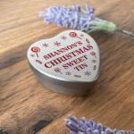 Personalised Sweet Tin Christmas Stocking Filler Gifts