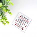 Anniversary Gift For Husband Wife Acrylic Plaque Valentines Gift