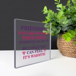 Best Friend Plaque Friendship Gift Novelty Birthday Christmas