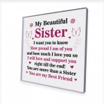 Sister Gifts Plaque Birthday Christmas Gift For Sister Friend