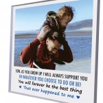 Son Gift Personalised Plaque Gift For Teenagers Boys Christmas