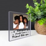 Friendship Gift For Women Personalised Photo Block Best Friend