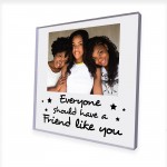 Friendship Gift For Women Personalised Photo Block Best Friend