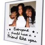 Friendship Gift For Women Personalised Photo Block Best Friend