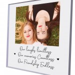 Best Friend Quote Personalised Photo Block Friendship Gift