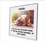 Personalised Pet Photo Block Gift Dog Puppy Memorial Gift