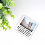 Personalised Photo Block Birthday Anniversary Valentines Day