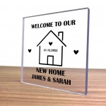 Personalised House Warming Gift New Home Gift For Couple Family