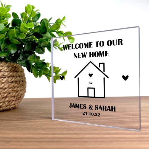 PERSONALISED New Home House Warming Gift Handmade Home Decor