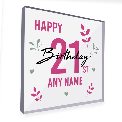 PERSONALISED 16th 18th 21st 30th Birthday Gifts For Women