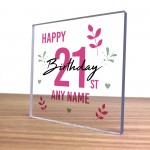 PERSONALISED 16th 18th 21st 30th Birthday Gifts For Women