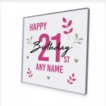 PERSONALISED 16th 18th 21st 30th Birthday Gifts For Women