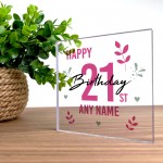 PERSONALISED 16th 18th 21st 30th Birthday Gifts For Women