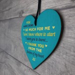 Thank You Gift Special Friend Gift Heart Hanging Sign Teacher