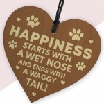 A Waggy Tail Dog Gift Dog Owner Wooden Plaque Dog Lover Sign