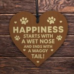 A Waggy Tail Dog Gift Dog Owner Wooden Plaque Dog Lover Sign