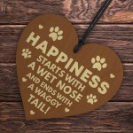 A Waggy Tail Dog Gift Dog Owner Wooden Plaque Dog Lover Sign