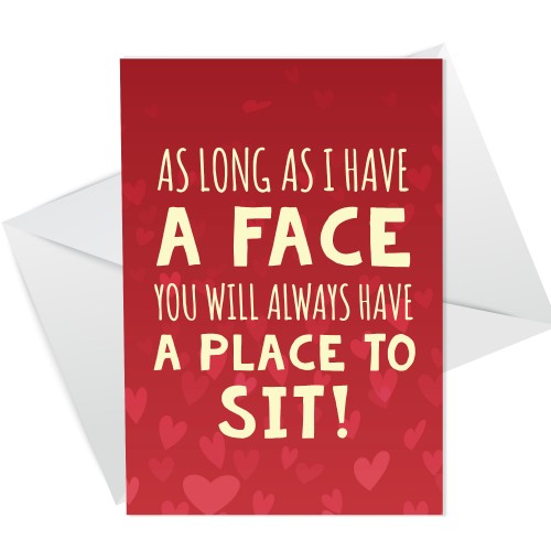 FUNNY Joke Valentines Day Card For Girlfriend Wife Humour