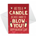 Valentine's Day Gift Card for Boyfriend Husband Funny Valentines