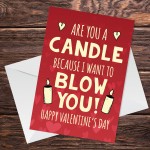 Valentine's Day Gift Card for Boyfriend Husband Funny Valentines