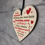 Valentines Gift Boyfriend Wood Heart Plaque Gift For Boyfriend