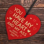 Funny Valentines Day Gift Boyfriend Girlfriend Partner Heart