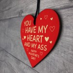 Funny Valentines Day Gift Boyfriend Girlfriend Partner Heart