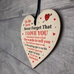 Valentines Anniversary Gifts For Him Her Wooden Heart Gifts