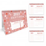 2023 Month to View Flip Over Desk Top Calendar Planner For Girls