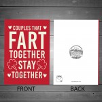 Valentines Card Funny Anniversary Card Husband Wife Him Her