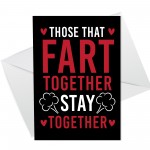 Funny Rude Valentines Card Boyfriend Husband Him Her