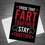 Funny Rude Valentines Card Boyfriend Husband Him Her