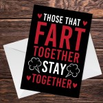 Funny Rude Valentines Card Boyfriend Husband Him Her