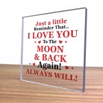 I LOVE YOU Gift for Him Her Valentines Day Gift Anniversary Gift