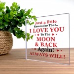 I LOVE YOU Gift for Him Her Valentines Day Gift Anniversary Gift