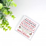 Valentines Gift Boyfriend Husband Soulmate Gift Anniversary