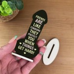 Funny Gift For Friend Birthday Plaque Novelty Friendship Plaque