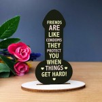 Funny Gift For Friend Birthday Plaque Novelty Friendship Plaque