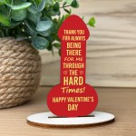 Valentines Gift For Him Her Partner Friend Plaque Thank You