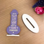 Funny Friendship Plaque Wood Plaque Novelty Birthday Gift