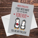 Valentines Card for Girlfriend Boyfriend Wife Husband Partner