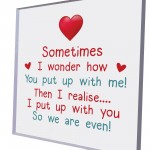 Valentines Day Boyfriend Girlfriend Gift Funny Anniversary Gift