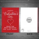 Valentines Card For Him Her Valentines Day Card Wife Husband