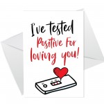 Positive I Love you Anniversary Card For Him Her Birthday Card